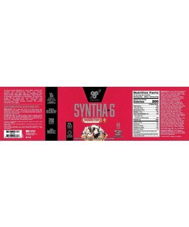 BSN Syntha-6 Cold Stone Birthday Cake Remix Protein Powder 4.56 lb (2.07 kg) - Delicious & Nutrient-Rich - Buy Online on GoSupps.com