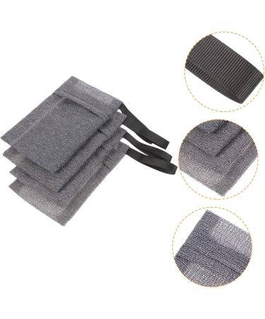 Baluue 8 Pcs Soap Soap for Soap Bars Bathing Soap Foam Pocket Grey Nylon Fiber - Buy Online on GoSupps.com