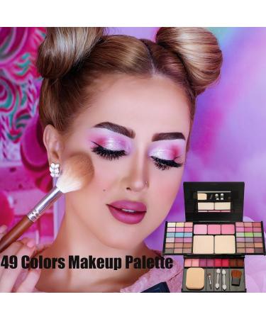Make Up Set Women Girls - 49 Colour Multi-purpose Makeup Kit Cosmetic Essential Starter Bundle Include Include Eyeshadow Palette Lipstick Blush Concealer Face Powder Highly Pigmented Makeup Palette - Buy Online on GoSupps.com