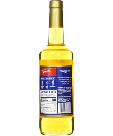 Torani Peach Flavor Syrup 750ml & Passion Fruit Flavour Syrup 750 Milliliter Flavor Syrup + Flavour Syrup - Buy Online on GoSupps.com