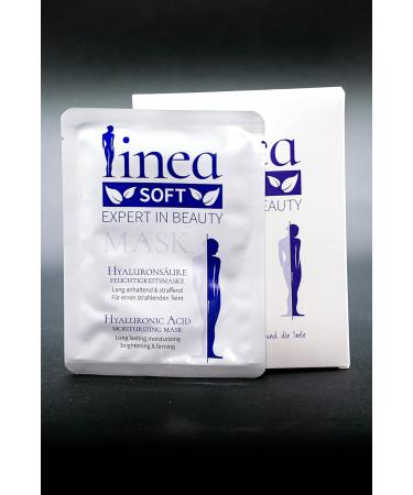 Linea Soft Viscose Fleece Facial Mask Set - 5 Moisture Masks with Hyaluronic Acid - Anti-Aging - Made in Germany - Direct from Manufacturer - Buy Online on GoSupps.com