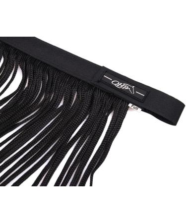 Buy ARBO-INOX Extra Full Black Fly Fringe - Simple & Colored - With/Without Ears for International Shipping - Buy Online on GoSupps.com