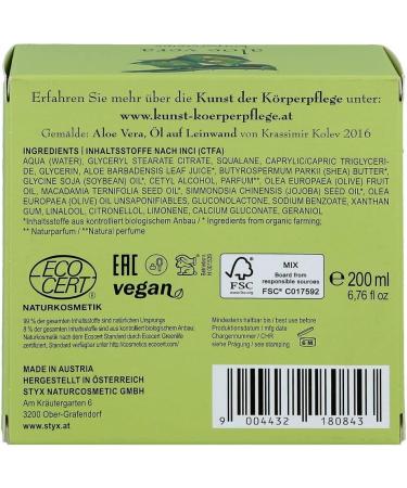 Buy Aloe Vera Body Cream 200ml - Hydrating & Nourishing Moisturizer for All Skin Types | International Shipping - Buy Online on GoSupps.com