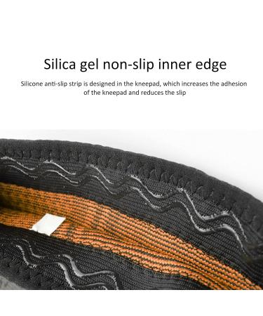 Knee Compression Sleeve & Sport Knee Brace All-Around Protection for Men | Outdoor Activity Orange - Buy Online on GoSupps.com