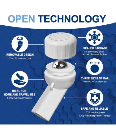Lung Exerciser Device for Stronger Lungs | OPEP Therapy for Mucus Relief & Lung Expansion - Buy Online on GoSupps.com