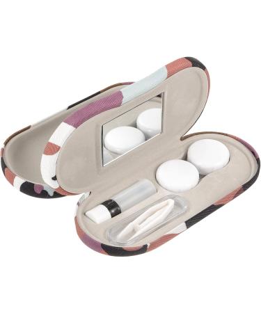 Homsfou Dual-Use Glasses Case & Travel Contact Lens Container - Hardshell Organizer for Glasses and Lenses - Buy Online on GoSupps.com