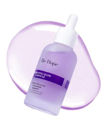 Be-Hope Vegan Luxury Hydrating Glow Ampoule Hyaluronic Acid & Antioxidant Serum for Deep Hydration, Radiance & Elasticity Lightweight, Fast-Absorbing 50ml / 1.7 fl oz