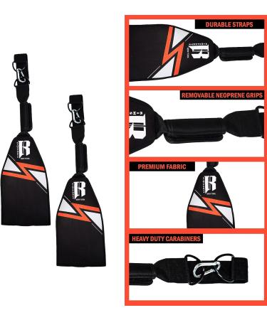Hanging Abs Strap - Red | Abdominal Sling for Pull Ups, Sit Ups & Core Exercises - Buy Online on GoSupps.com