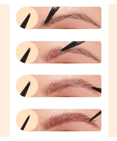 Eyebrow Pencil Eyebrow Pen Eye Makeup Eyebrow Pencil for Women Long-Lasting Natural Eyebrow Makeup Eyebrow Pencil (04) - Buy Online on GoSupps.com