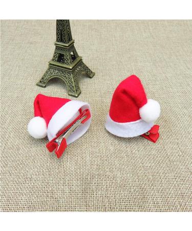 Lurrose Christmas Hat & Hair Clip - Festive Barrette Ornaments for Women | Perfect Christmas Party Accessories - Buy Online on GoSupps.com
