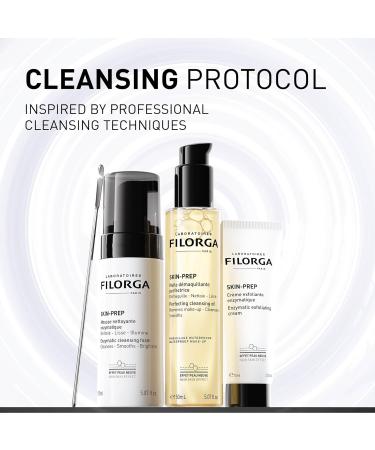 Filorga Skin-Prep Cleansing Oil - Makeup Remover with Omega-6 & Papain Enzymes | Deep Cleanse & Remove Makeup | 5.07 fl. oz - Buy Internationally - Buy Online on GoSupps.com