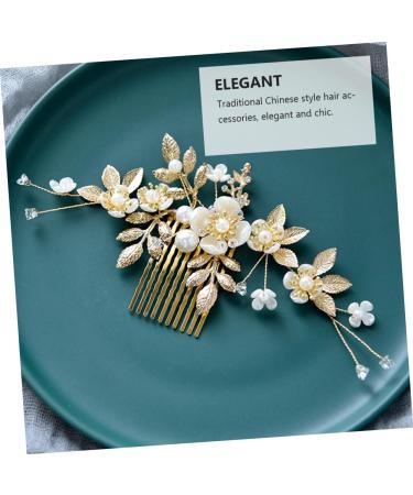 minkissy Wedding Hair Clips Hair Comb Manual Bride Pearl Vintage Decor - Buy Online on GoSupps.com