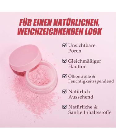  EONFAVE Rose Soft Matt Loose Powder Fixing Powder to Minimize Pores & Fine Lines Sparkling Softness for All Skin Types - Buy Online on GoSupps.com