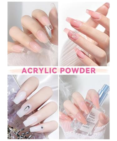 EBANKU Acrylic Nail Powder Set - 4 Colors Professional DIY Kit for Colored Acrylic Nails - Buy Online on GoSupps.com