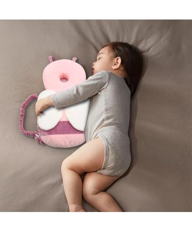 VBNZBK Baby Head Protection Cushion - Breathable & Adjustable Safety Gear for Crawlers 4-24 Months - Bee & Pink Design - Buy Online on GoSupps.com