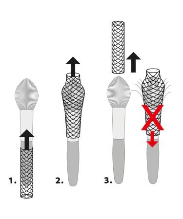 Buy Brush Guards Set - 12 Sleeves (6 Narrow & 6 Wide) | International Shipping Available - Buy Online on GoSupps.com