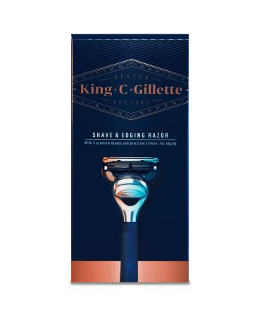 King C Gillette Razor Navy Blue