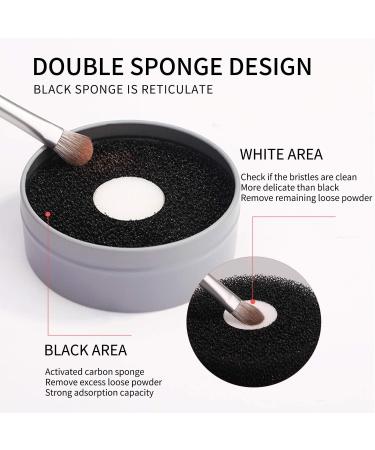 MSQ Color Removal Sponge Makeup Brush Cleaning Box Makeup Brush Quick Cleaner Sponge Quick Cleaner Sponge Remove Shadow Color from Makeup Brushes -Without Chemicals - Buy Online on GoSupps.com