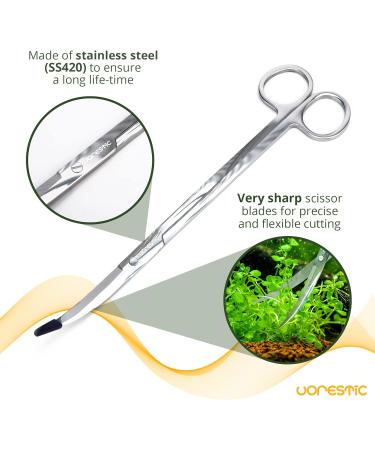 VORESTIC 2 pcs Aquascaping Tools Aquarium Tweezers Long 38cm Aquarium Scissors 25cm - Buy Online on GoSupps.com
