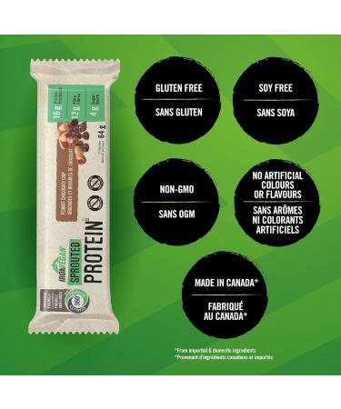 Athlete's Gainer Protein Powder Natural Vanilla Flavour 4.5 kg | Vegan and Non-GMO & Iron Vegan Sprouted Protein Bars | Peanut Chocolate Chip Flavour | 12 Pack - Buy Online on GoSupps.com