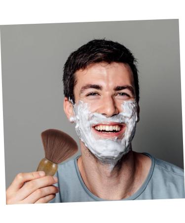 Men's Beard Brush with Wooden Handle - Premium Shaving Set & Hair Cleaning Brush - Travel Size 11x6.5cm - Musthave Grooming Accessory - Buy Online on GoSupps.com