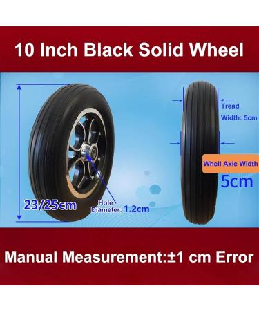 Wheelchair Front Wheel Solid Wheelchair Front Wheels Professional Wheelchair Wheel Replacement Rubber Wheelchair Tyre Used for Rollators Walk 1 Pair - Buy Online on GoSupps.com