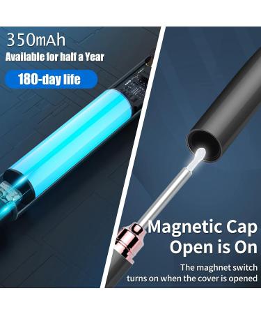 Sanyare Earwax Removal Kit with 1080P HD Otoscope Camera and Light - 12 Pcs Spoon Set - Android and iOS Compatible - Solid Black - Buy Online on GoSupps.com