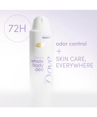 Dove Whole Body Deo Aluminum Free Invisible Spray Deodorant Coconut & Vanilla for 72h Odor Control 4 oz - Buy Online on GoSupps.com
