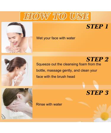 4Pcs Turmeric Wash and Care Three Piece Set,Turmeric Trio: Facial Wash,Cleansing Mousse & Soap for Skin Care,Turmeric Cleansing Exfoliating Pads,Turmeric Face Wash, Natural Skincare for Face & Body - Buy Online on GoSupps.com