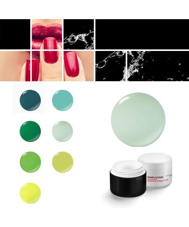 EuBeCos EuBeCos Wetlook WL34 UV and LED Colored Gel 5ml Mint No sweat layer Studio quality Made in Germany