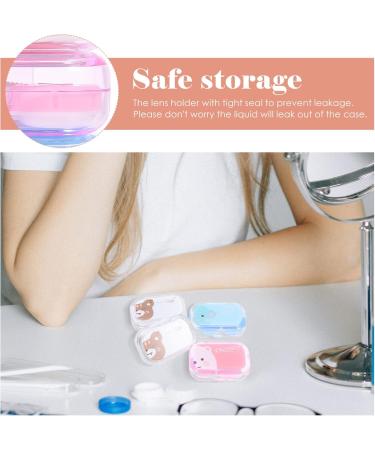 Homsfou 8-Box Cartoon Pupils Contact Lens Container | Cute & Convenient Global Shipping - Buy Online on GoSupps.com