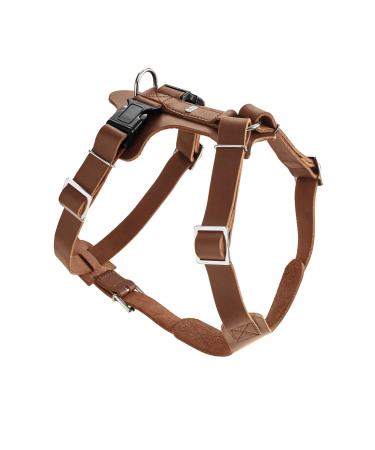 HUNTER Aalborg dog harness leather SM/1 cognac cognac SM/1