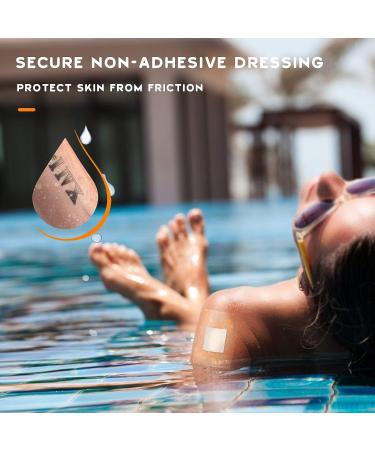 EalionMed Tattoo Aftercare Bandage Roll 4in x 11yd - Transparent Film Dressing for Shower Shield - Waterproof, Soft, Conformable & Breathable - Buy Online on GoSupps.com