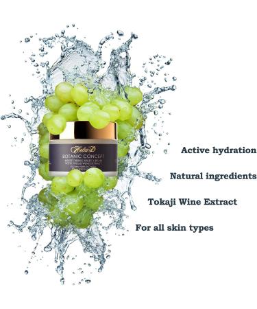 Botanic Concept Natural & Organic Moisturising Night Cream - Helps the Skin to Stay Hydrated - with Shea Butter Ice Wine Extract ProVitamin B5 Vitamin-E & Jojoba Seed Oil - All Skin Types - 50 ml - Buy Online on GoSupps.com