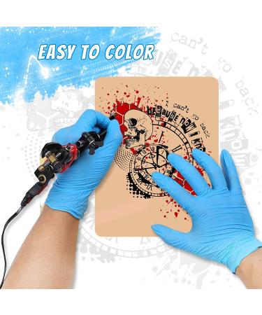 CINRA 30PCS Tattoo Practice Skin & Transfer Paper Kit - 10 Fake Skin + 20 Stencil Paper for Tattoo Practice Supplies - Buy Online on GoSupps.com