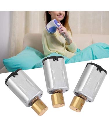 3Pcs 1000RPM Vibration Motor 1.5V -6V Brass Eccentric Wheel Vibration Motor for Beauty Instrument - Buy Online on GoSupps.com