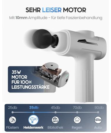 Heroic Massage Gun - 6 Heads 3200 RPM USB-C - Best Muscle Massage Device White - Buy Online on GoSupps.com