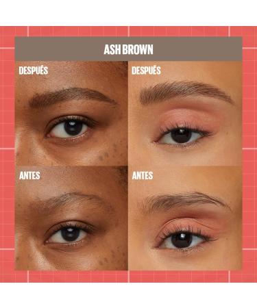 Maybelline New York 2-in-1 Brow Pencil with Gel for Full Defined Brows Up to 24-Hour Wear No Smudges Vegan Formula No. 259 Ash Brown Ash - Buy Online on GoSupps.com