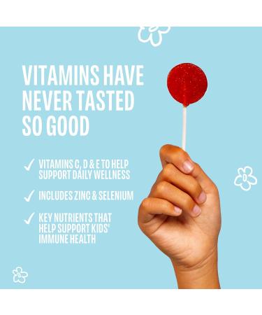 MULTEEZ Multivitamin & Immune Support Pops for Kids Cherry Berry 13ct - Buy Online on GoSupps.com