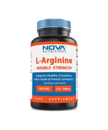 Nova Nutritions L-Arginine 1000 mg 120 Tablets