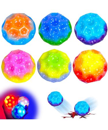 6 pieces astro jump ball bright moon ball 7cm jumping ball high jumping rubber ball space ball jumps rubber ball jumps rubber ball makes space balls toys bouncing ball toy for kids party 6PCs