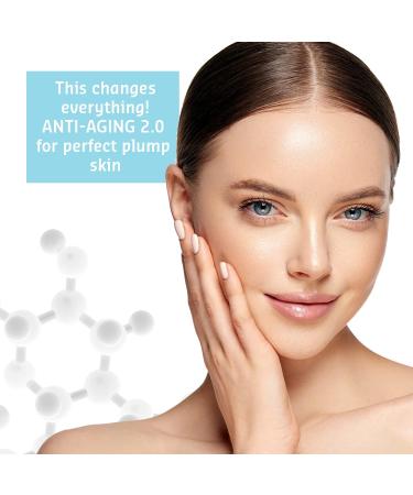 Elemental Care Hyaluronic Acid Hydrating Face Cream 50ml - Anti-Wrinkles and Moisturiser Face Care for Smoothed and Rejuvinated Skin - Day and Night cream Moisturiser 50ml - Buy Online on GoSupps.com