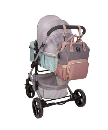 Qimiaobaby Waterproof Diaper Bag Backpack | Large Multifunctional Travel Nappy Changing Bag (Red Dot) - Buy Online on GoSupps.com
