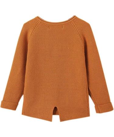 SMILING PINKER Toddler Girls Knit Cardigan 12-24 Months Camel - Soft Warm Sweaters with Pockets - Buy Online on GoSupps.com