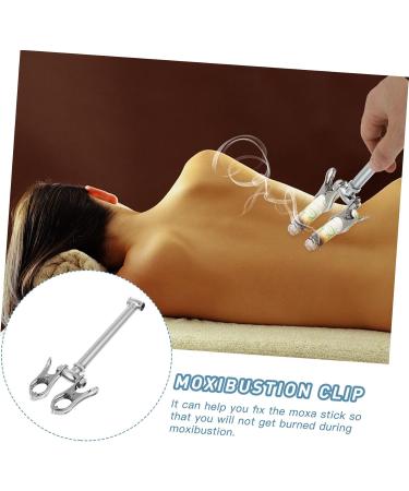 Buy Healeved Moxa Stick Burner Set | Portable Moxibustion Clips & Tools - Rustproof Steel Massage Roller (16x6.5cm) | International Shipping Available - Buy Online on GoSupps.com