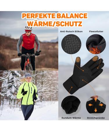 AURUZA Winter Gloves for Men & Women - Cold Weather Touchscreen Cycling Gloves - Buy Online on GoSupps.com