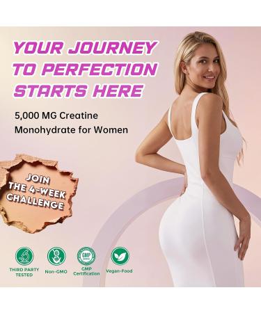 Creatine Gummies for Women Blueberry Flavor 5g Creatine Monohydrate per Serving Pre Workout Creatine Chews with Collagen BCAA for Muscle Growth Strength & Energy Support 90 Gummies Sugar free - Buy Online on GoSupps.com