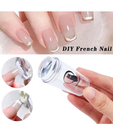 Niceneeded 9Pcs Cat & Moon Nail Art Stamper Set | Includes 3 Nail Stampers & 3 Scrapers | Perfect for French Smile Lines | International Shipping Available - Buy Online on GoSupps.com