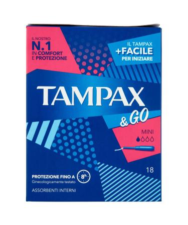 Tampax Mini Tampons 18 pieces 18 units (Pack of 1) - Buy Online on GoSupps.com