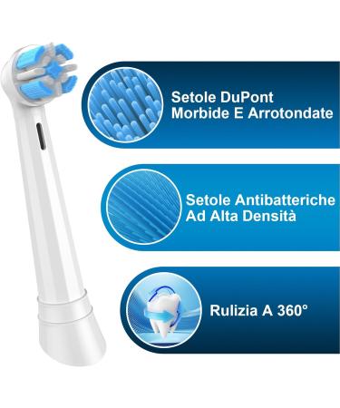 Buy Spacever Plug-in Toothbrush 6 Series - Compatible with Oral B IO 3/4/5/6/7/9/10 | Powerful Cleaning Electric Toothbrush Heads for Effective Oral Care - Buy Online on GoSupps.com